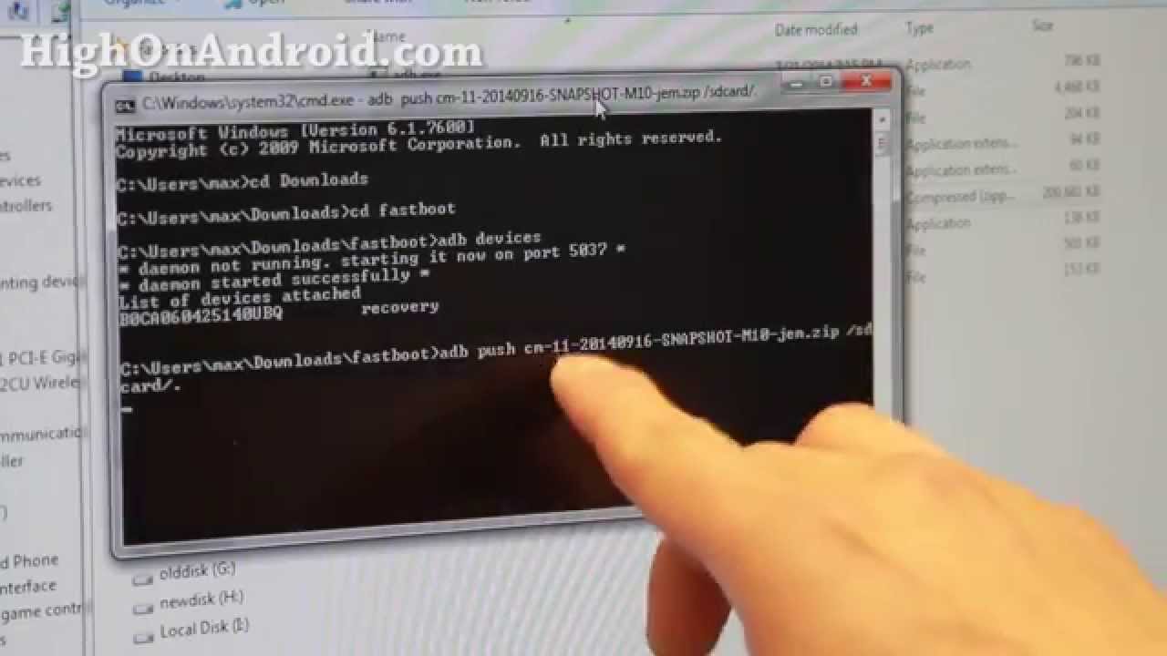 How to Copy Files Over to your Android In a Bootloop with No OS using ADB!