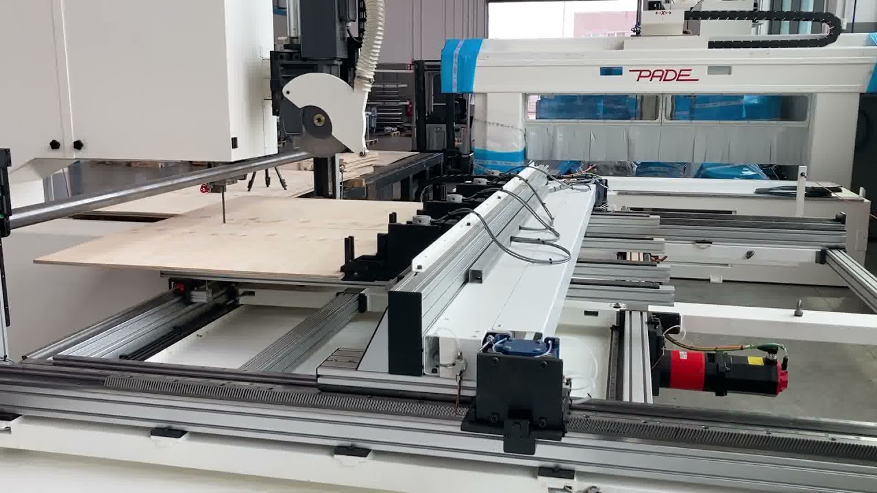 PADE - cnc bandsawing centre CNC HOPPER with circular saw