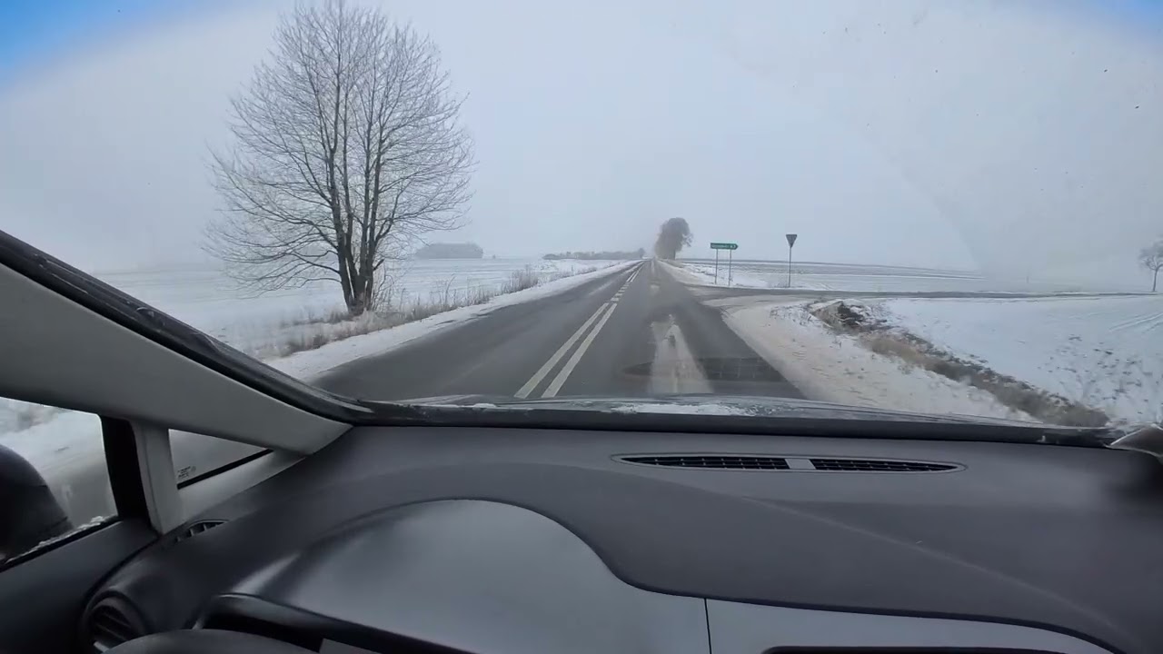 POV Winter Drive | Frozen Streets & Cold Silence