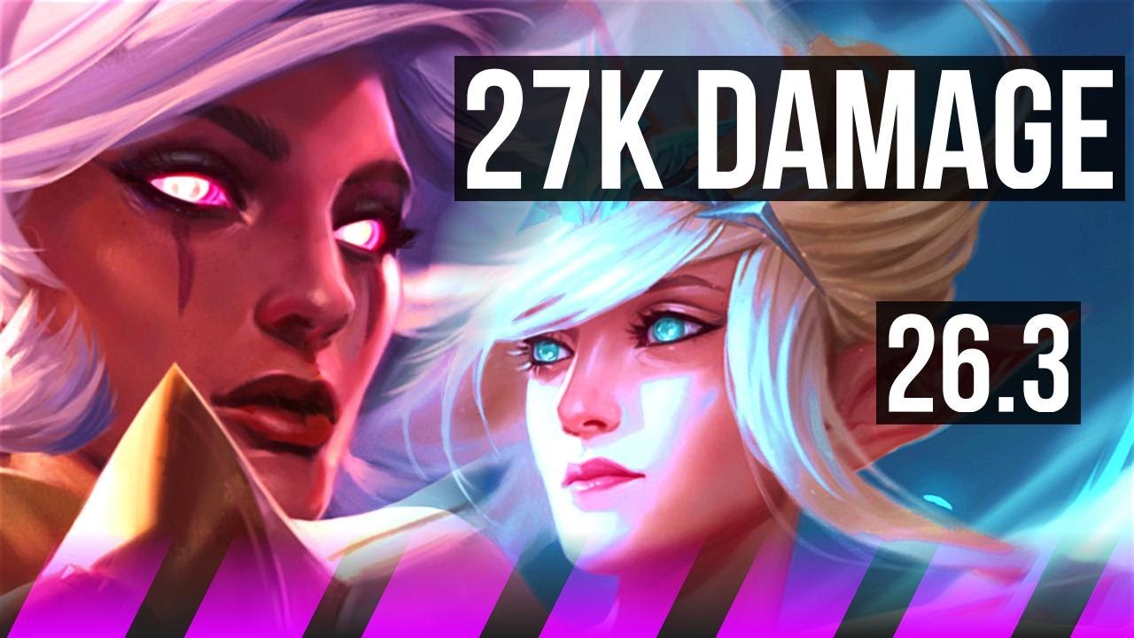KARMA & Vel'Koz vs JANNA & Caitlyn (SUP) | 27K damage | EUW Master | 26.3