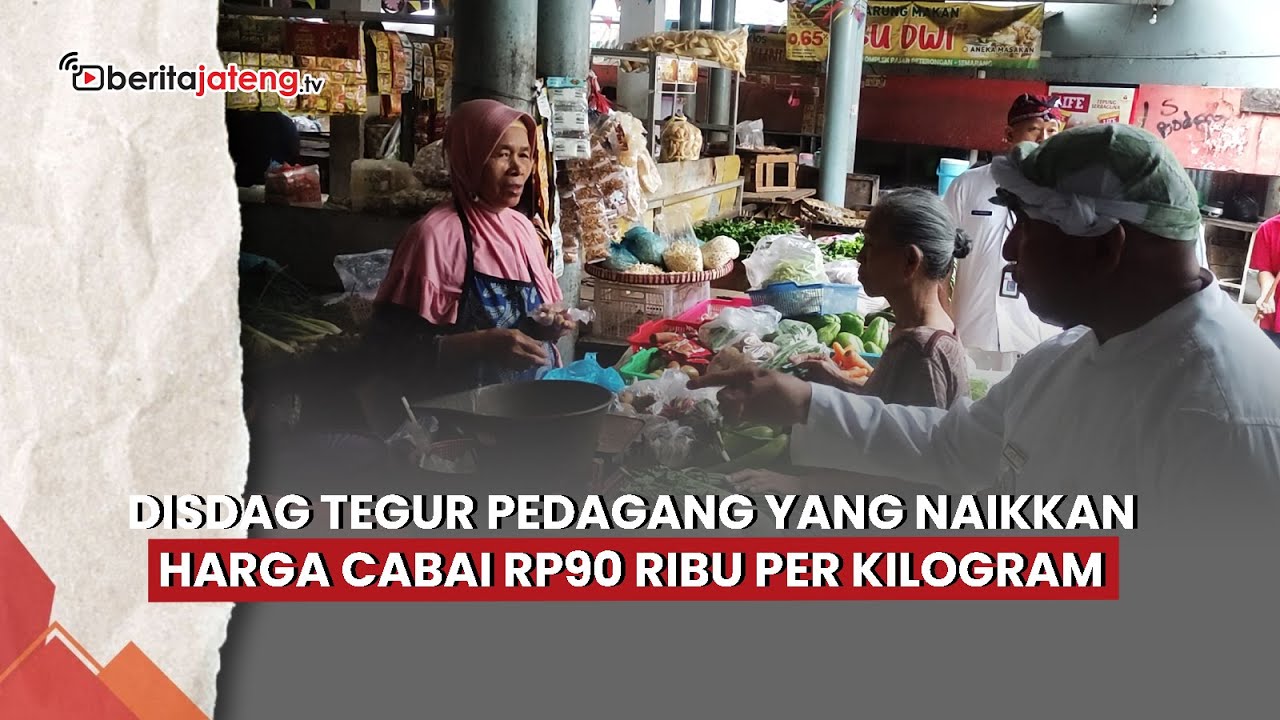 Disdag Tegur Pedagang yang Naikkan Harga Cabai Rp90 Ribu Per Kilogram