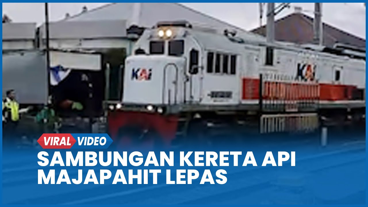 Detik-detik Warga Teriak ke Masinis KA Majapahit Saat Sambungan Kereta Lepas
