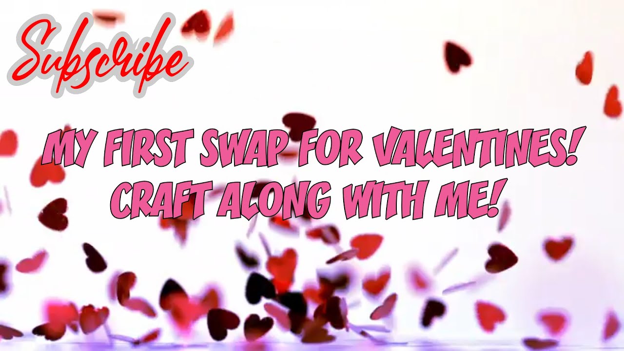MY FIRST SWAP FOR VALENTINES CRAFT ALONG WITH ME | COQUETTE | RIBBONS AND CHERRIES | BOWS AND HEARTS