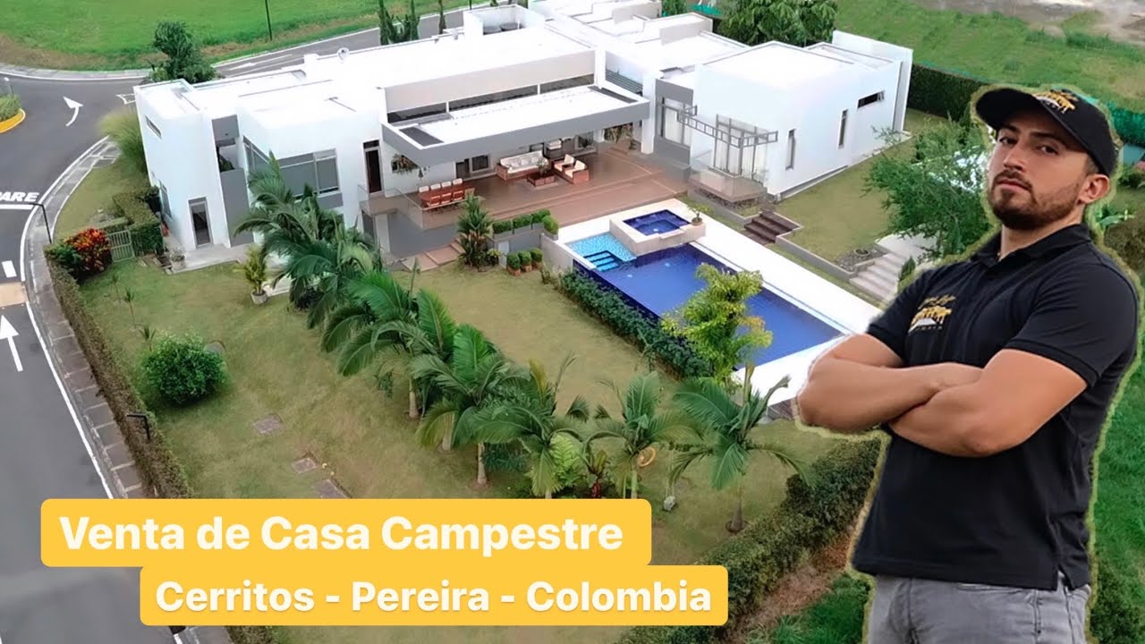 VENTA DE CASA CAMPESTRE EN CERRITOS✅ -  PEREIRA - COLOMBIA 🏰►►► REAL ESTATE COLOMBIA.