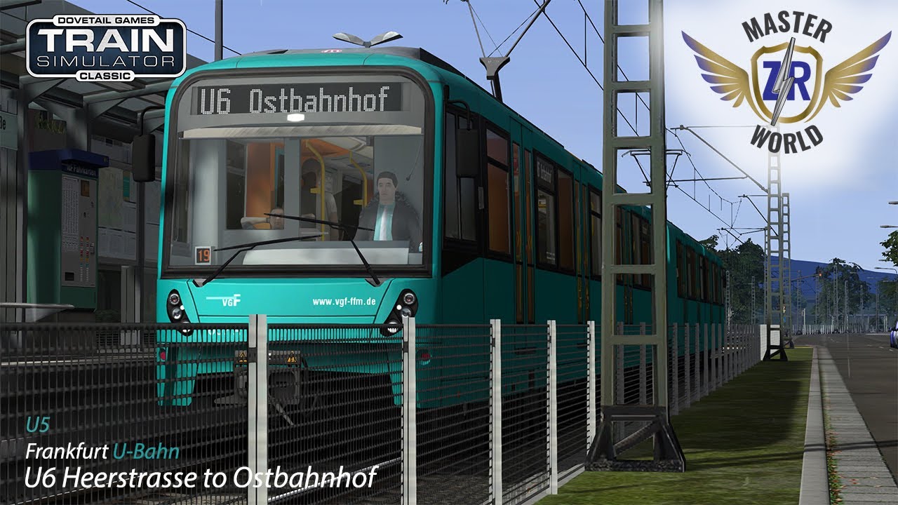U6 Heerstrasse to Ostbahnhof - Frankfurt U-Bahn - U5 - Train Simulator Classic