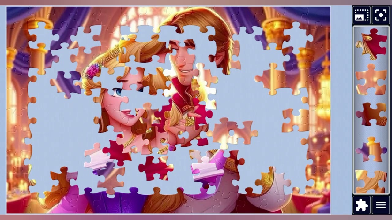 Royal Ballroom waltz👑👑🎀🏰✨️🪄//jigsaw puzzles🧩//jigsaw puzzles journey🧩//puzzlesArt🧩🧩//