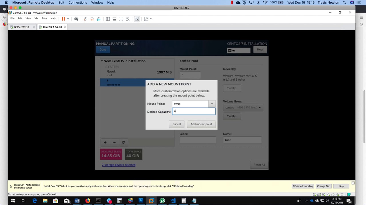 Install CentOS 7 on Software RAID
