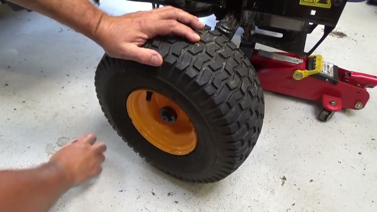 Havetraktor med meget skæve hjul