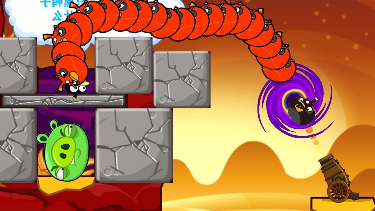 Angry Birds Cannon Collection 3 - BREAK STONE AND FORCE OUT THE PIGGIES!