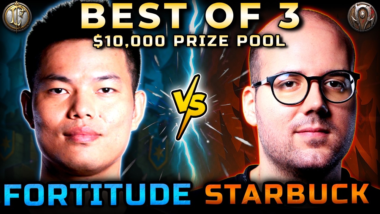 First Match on the NEW PATCH! | FORTITUDE vs STARBUCK | Warcraft 3 Rebirth