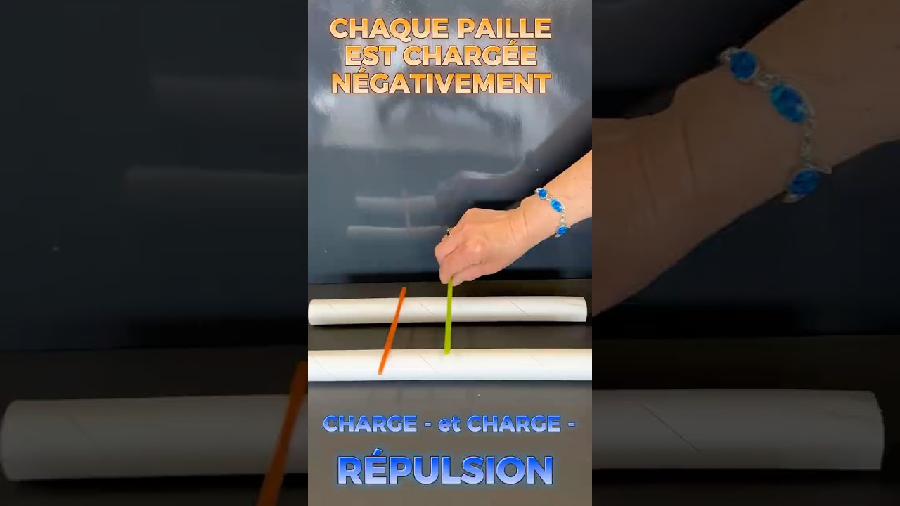 TOUR DE MAGIE AVEC L&rsquo;&Eacute;LECTROSTATIQUE. #electrostatic#&eacute;lectricit&eacute; #experience#tourdemagie#experiment
