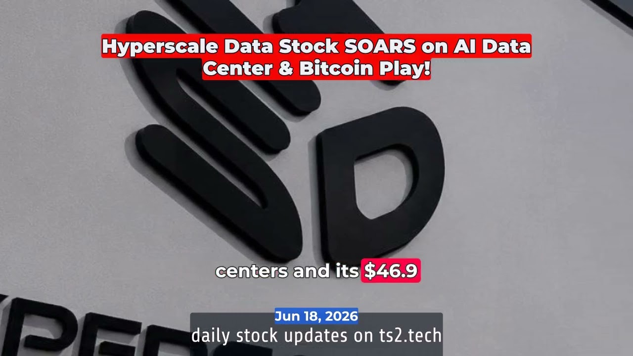 Hyperscale Data Stock SOARS on AI Data Center & Bitcoin Play! #ArtificialIntelligence