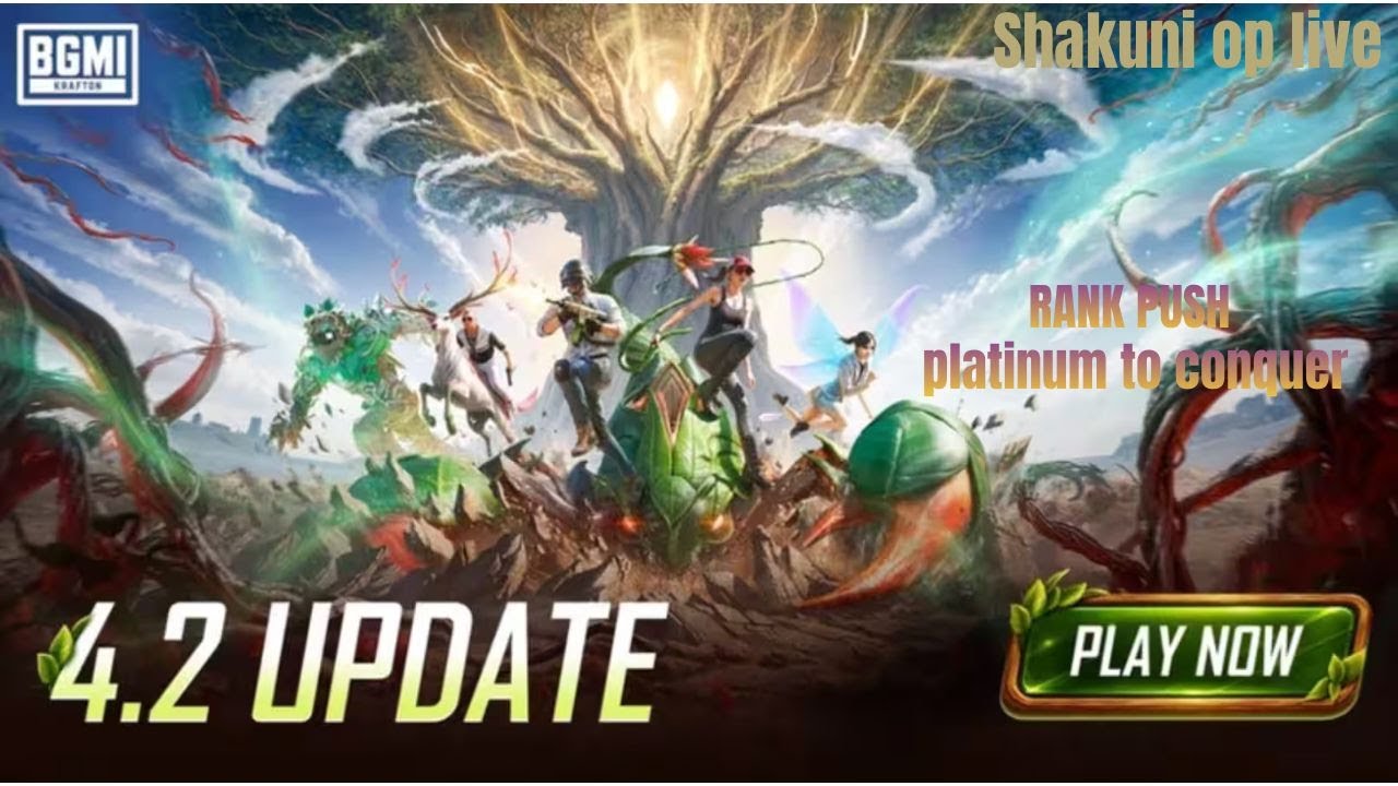 🔴PLATINUM TO CONQUER RANK PUSH|| SHAKUNI OP LIVE|| 