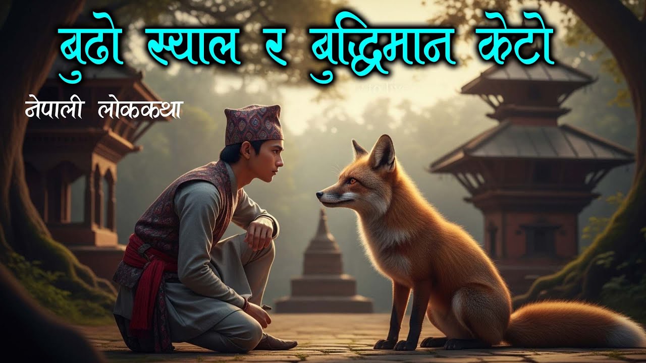 बुढो स्याल र बुद्धिमान केटो [Budho Syal ra Chalakh Keto] Nepali Lokkatha / Folk Tales Nepali