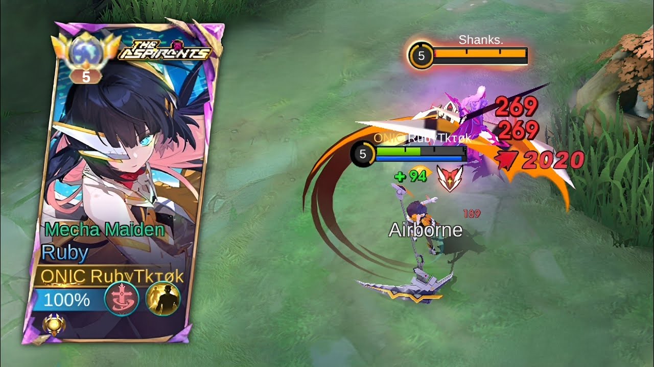 Item Wajib Ruby Untuk Lawan Arlott Damage Pasti Win | Ruby Best Build
