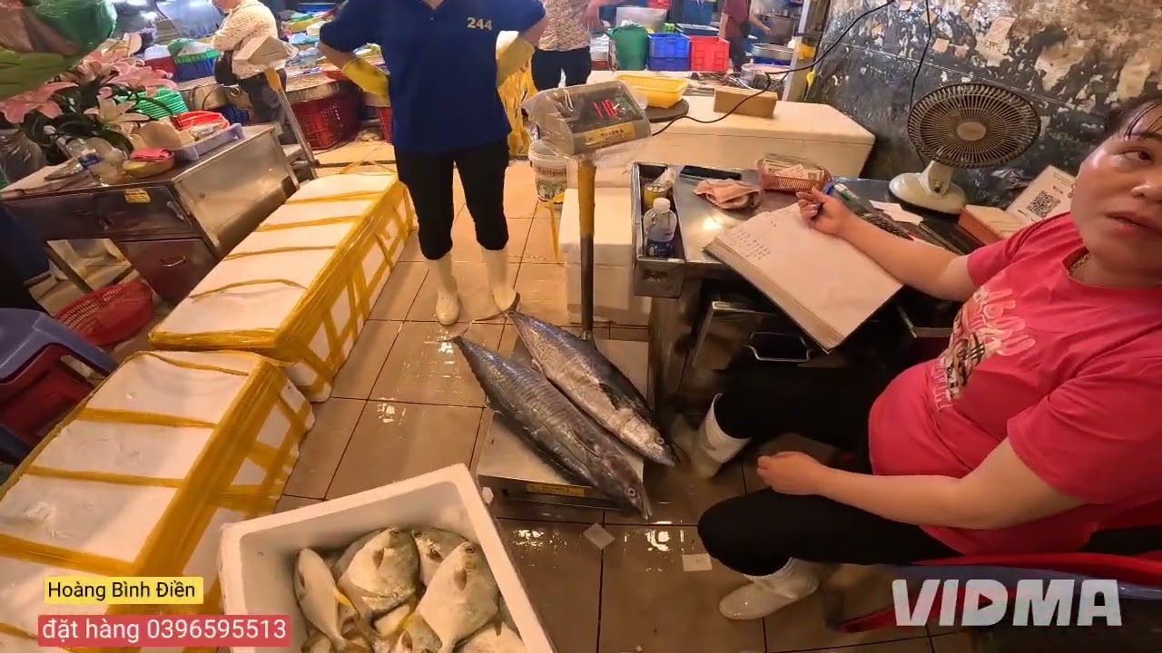 Đi mua hải sản và giá tại chợ Bình Điền ngày 26/1