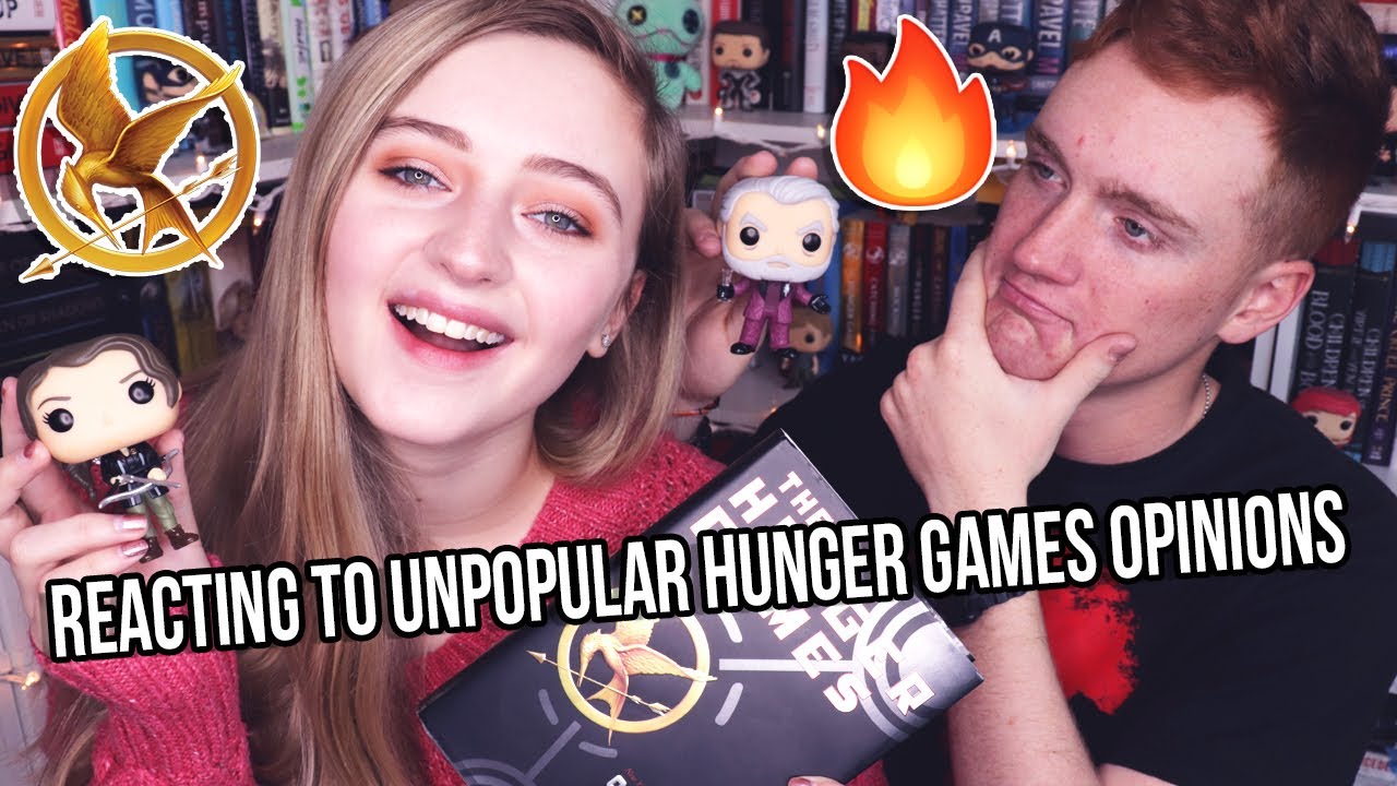 REACTING TO UNPOPULAR HUNGER GAMES OPINIONS WITH MY BOYFRIEND🔥🏹