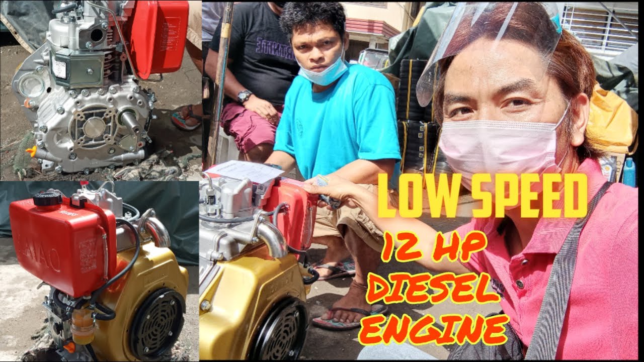 UNBOXING 12 HP DIESEL ENGINE ( LOW SPEED )