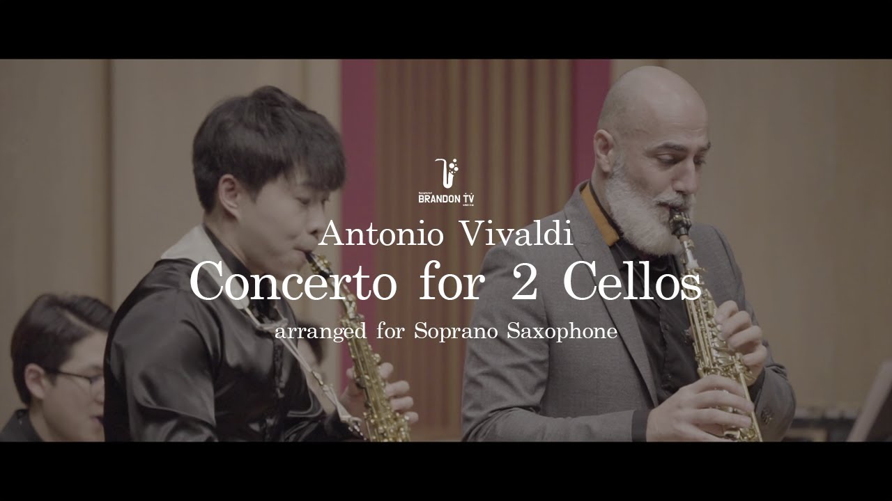 A.Vivaldi: Concerto for 2 Cellos (arr. for saxophone) Jean-Denis Michat & Brandon Choi
