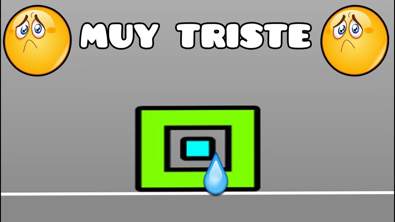 La triste historia de un cubo... [Geometry dash]