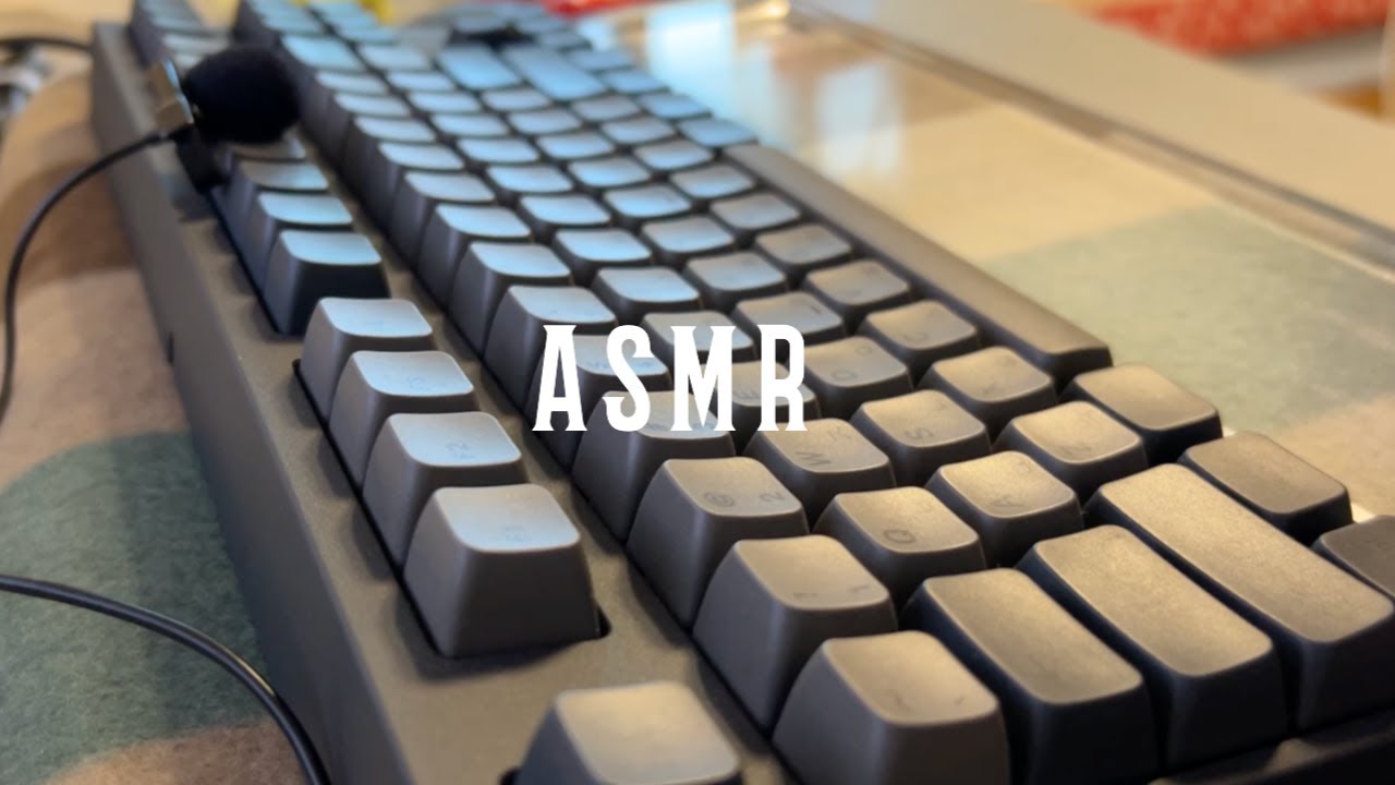 ASMR 수면, 공부, 휴식을 위한 도각도각 쵸콜릿 부러뜨리듯 부드럽고 조용한 키보드 타건음