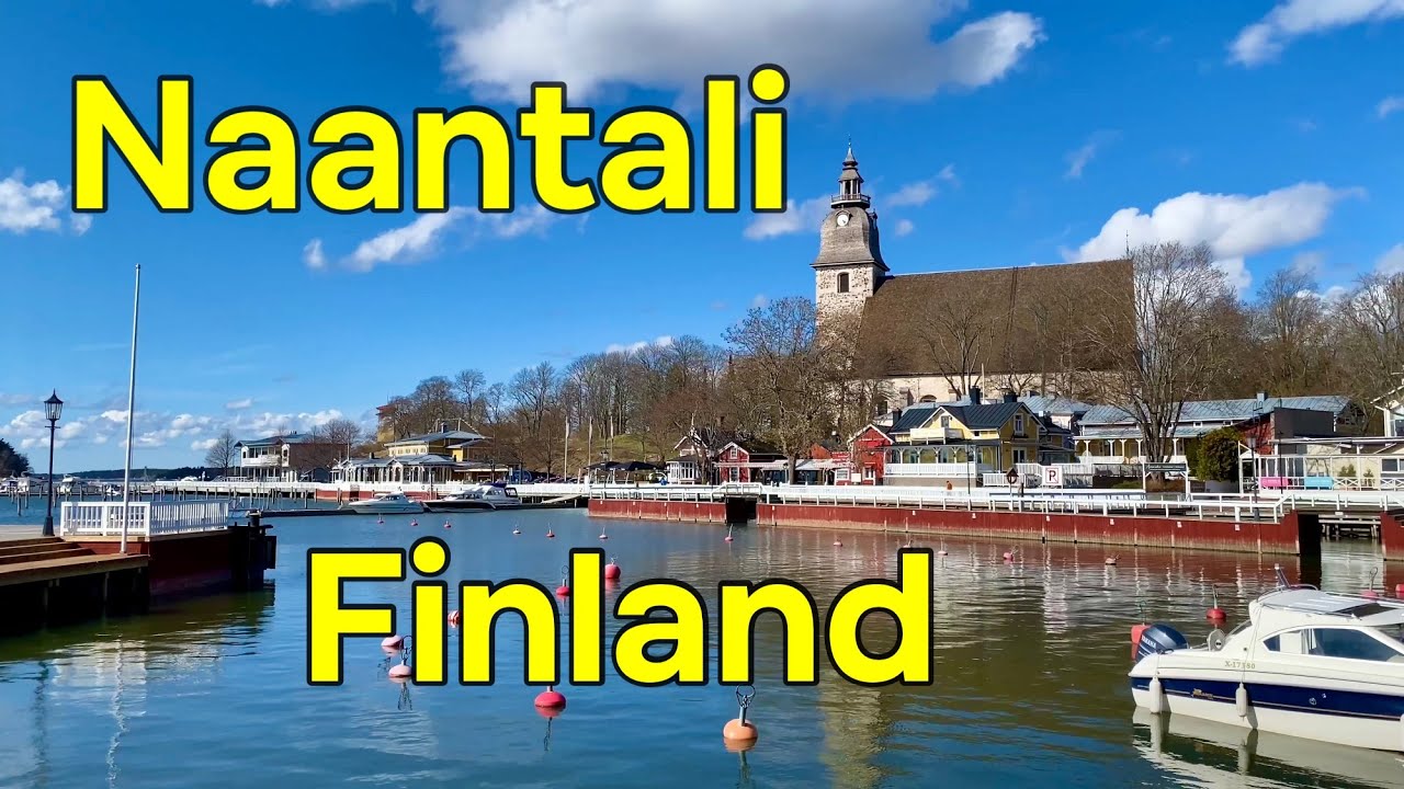 Naantali, Finland. Relaxing walking tour