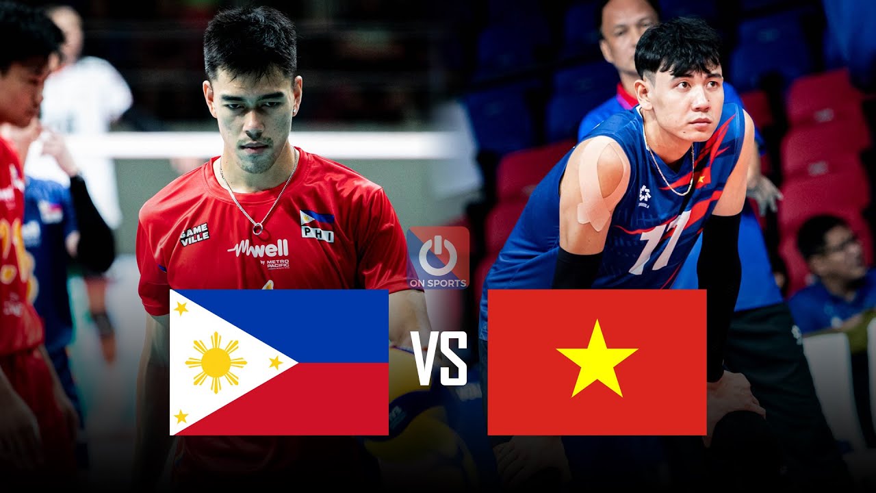 Full HD | Philippines vs Vietnam | Bryan Bagunas vs Nguyễn Ngọc Thuân Men's ASEAN Volleyball