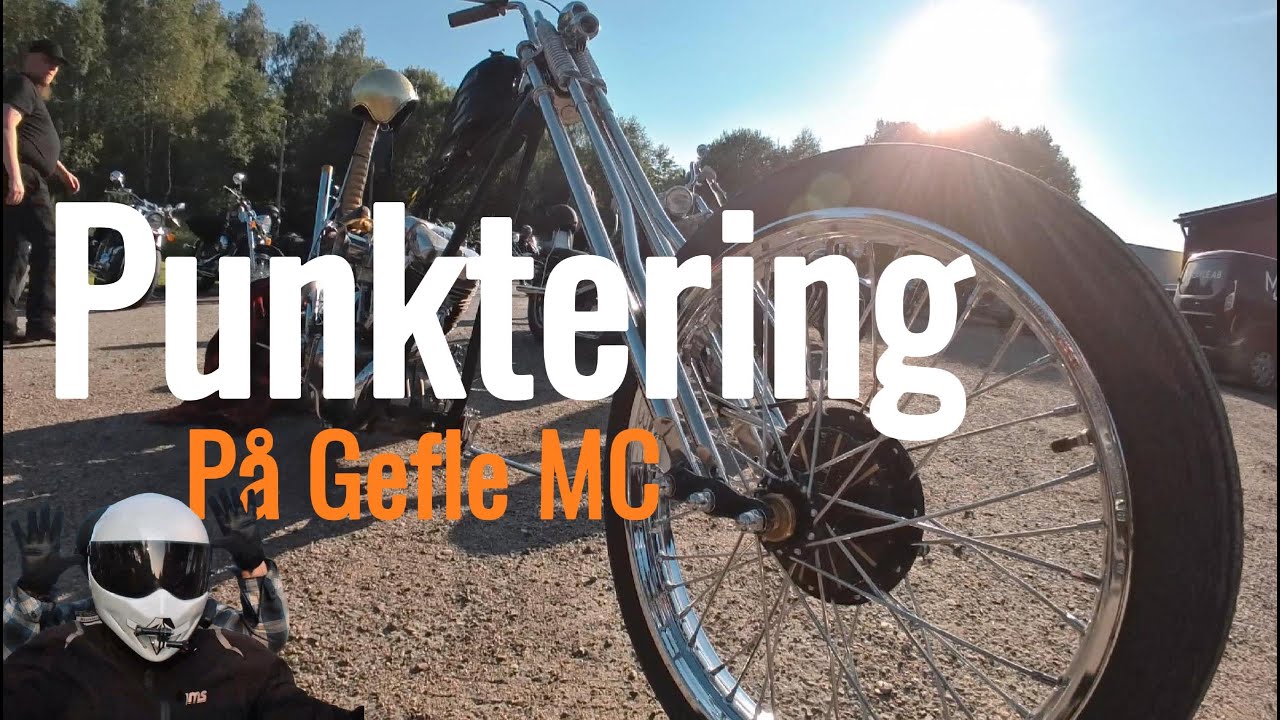 Från hamburgare till punktering och en extra passagerare – en MC-kväll i Gävle”