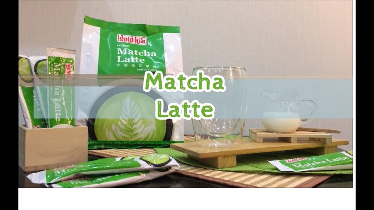 Chilled Matcha Latte with extra Milkiness!