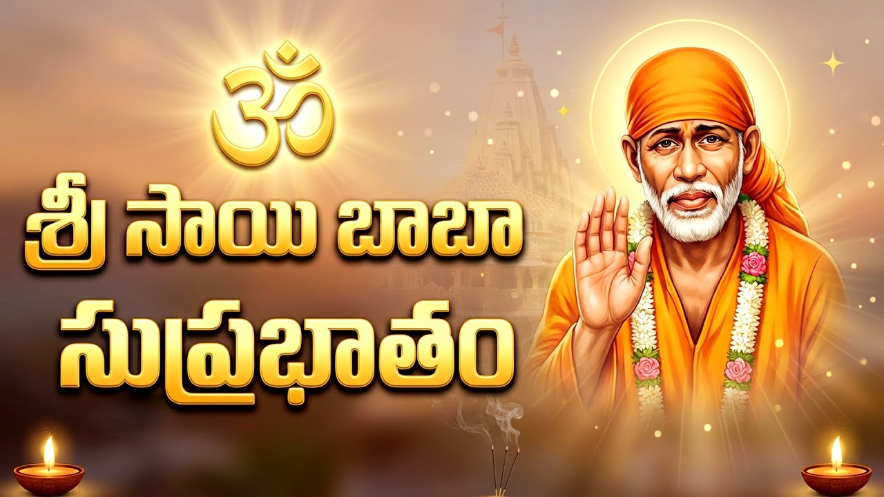 మీ కష్టాలన్నీ తీర్చే సాయి బాబా సుప్రభాతం | Sri Shirdi Sai Baba Suprabhatam | Sai Baba Bhakti Songs