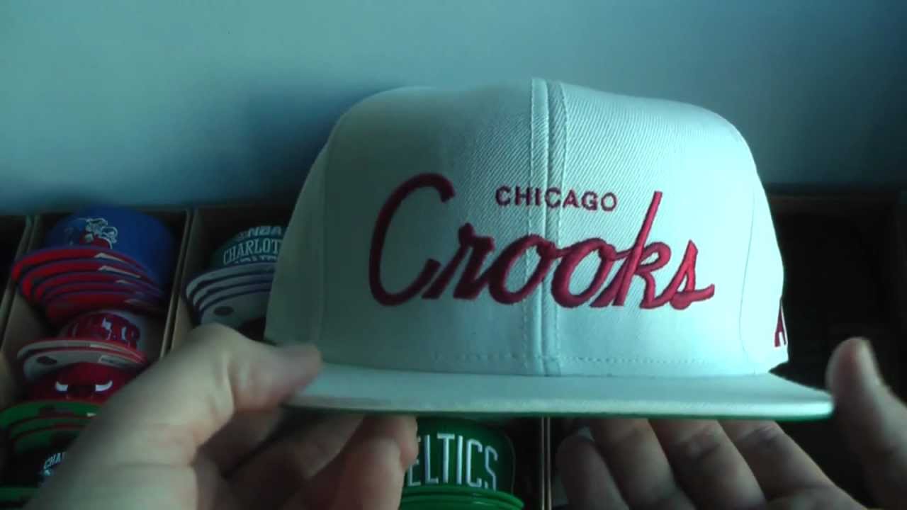 Crooks & Castles Chicago Crooks Snapback White