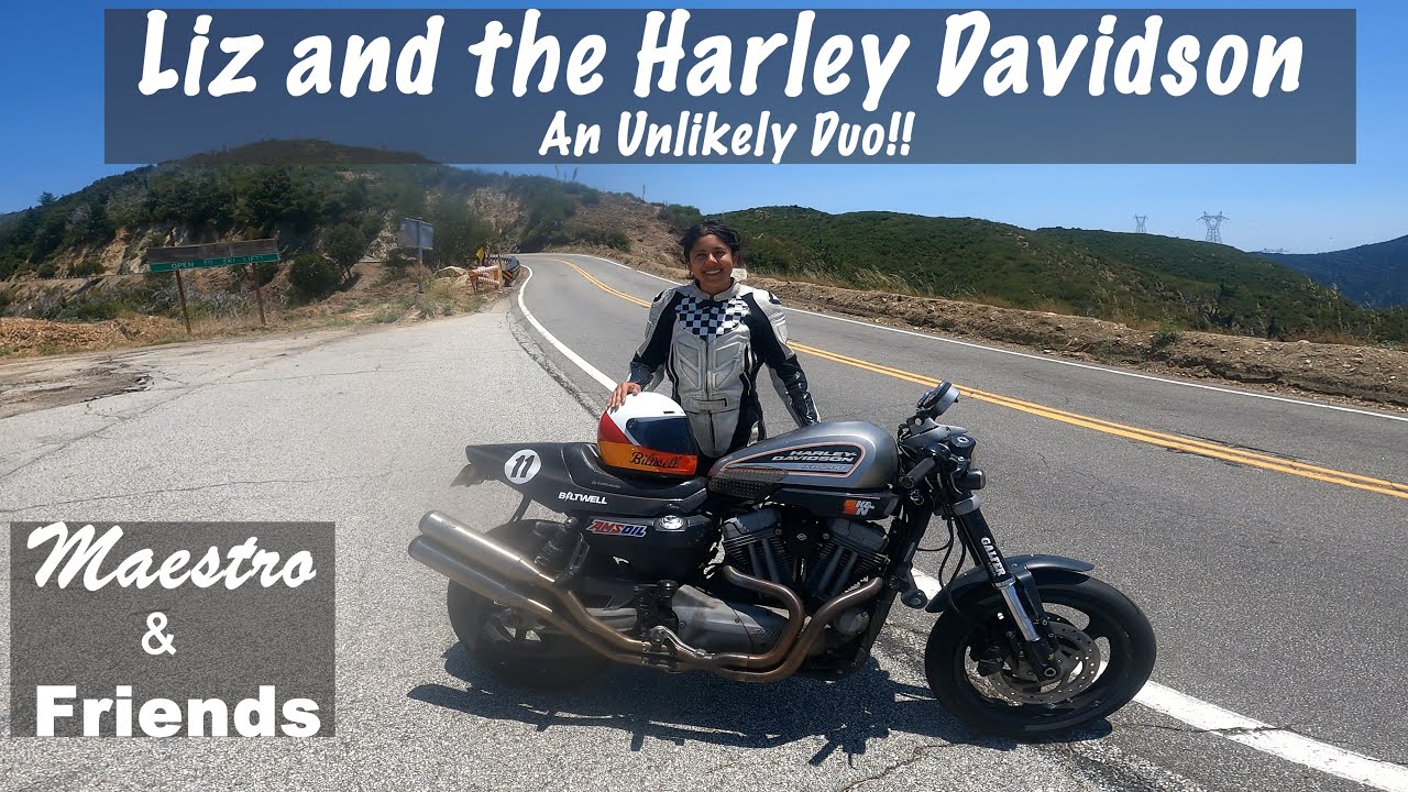 LIZ AND THE HARLEY DAVIDSON  XR 1200!  YOU HAVE GOT TO SEE IT TO BELIEVE IT!!