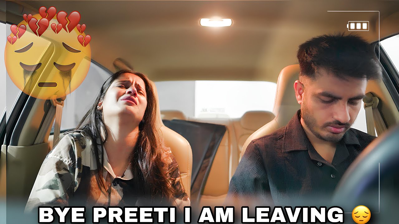 BYE Preeti I Am LeAvIng Home | prank on wife | theoddinarycouple