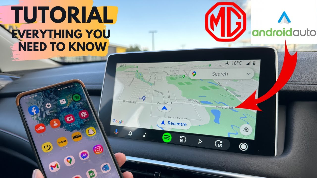 Полное руководство и обзор MG Cars Android Auto: как подключиться, голосовое управление, Google M...
