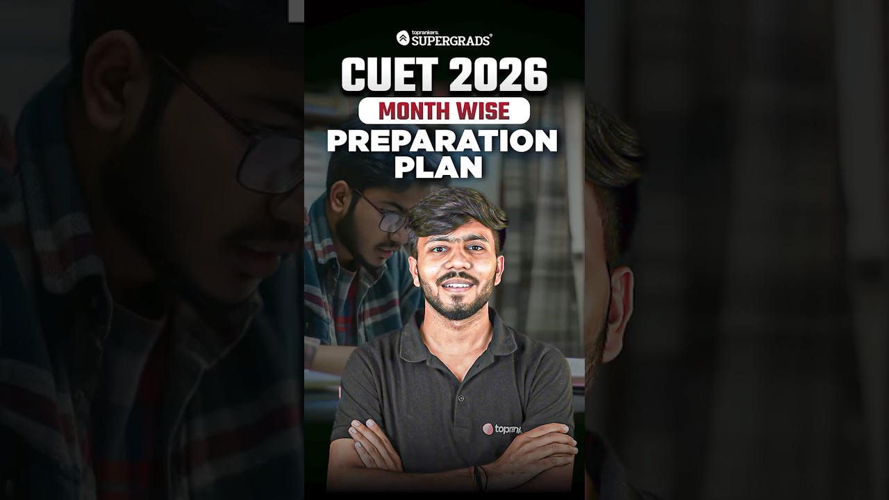 CUET 2026 Month Wise Preparation Plan | Step-by-Step Study Strategy #shorts