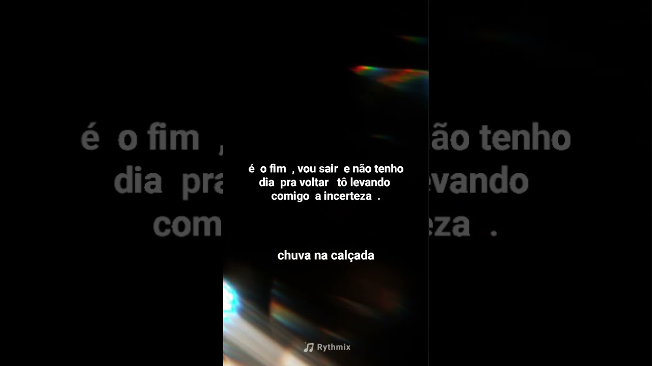 Chuva na calçada