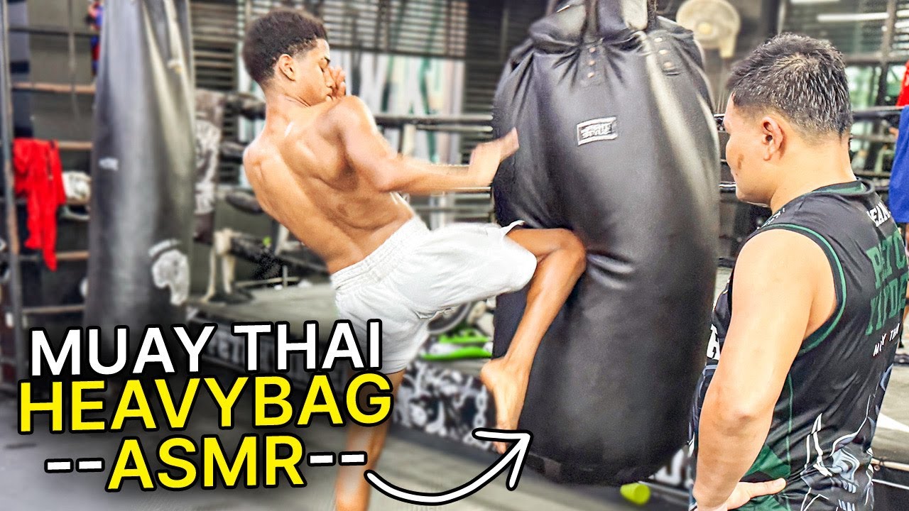 Muay Thai Heavy Bag Work Training You Can Watch for Hours!