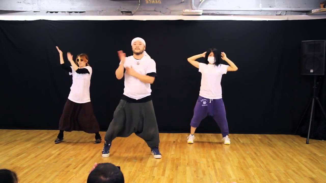 プリンケツプリンケツよっちさんご本人(25kg増し)と、ぱん２が踊ってみた Mirrored