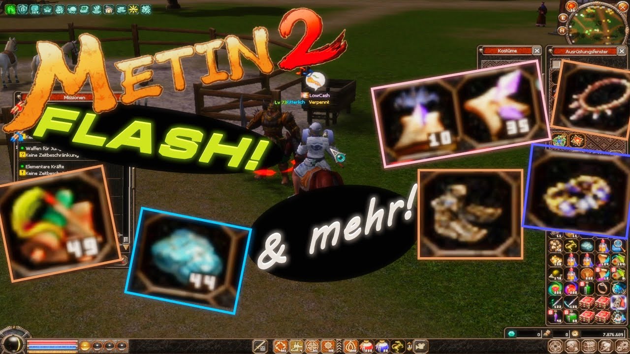 Metin2 Flash - Lv.75 Blitz Eq switchen Uppen & mehr #03