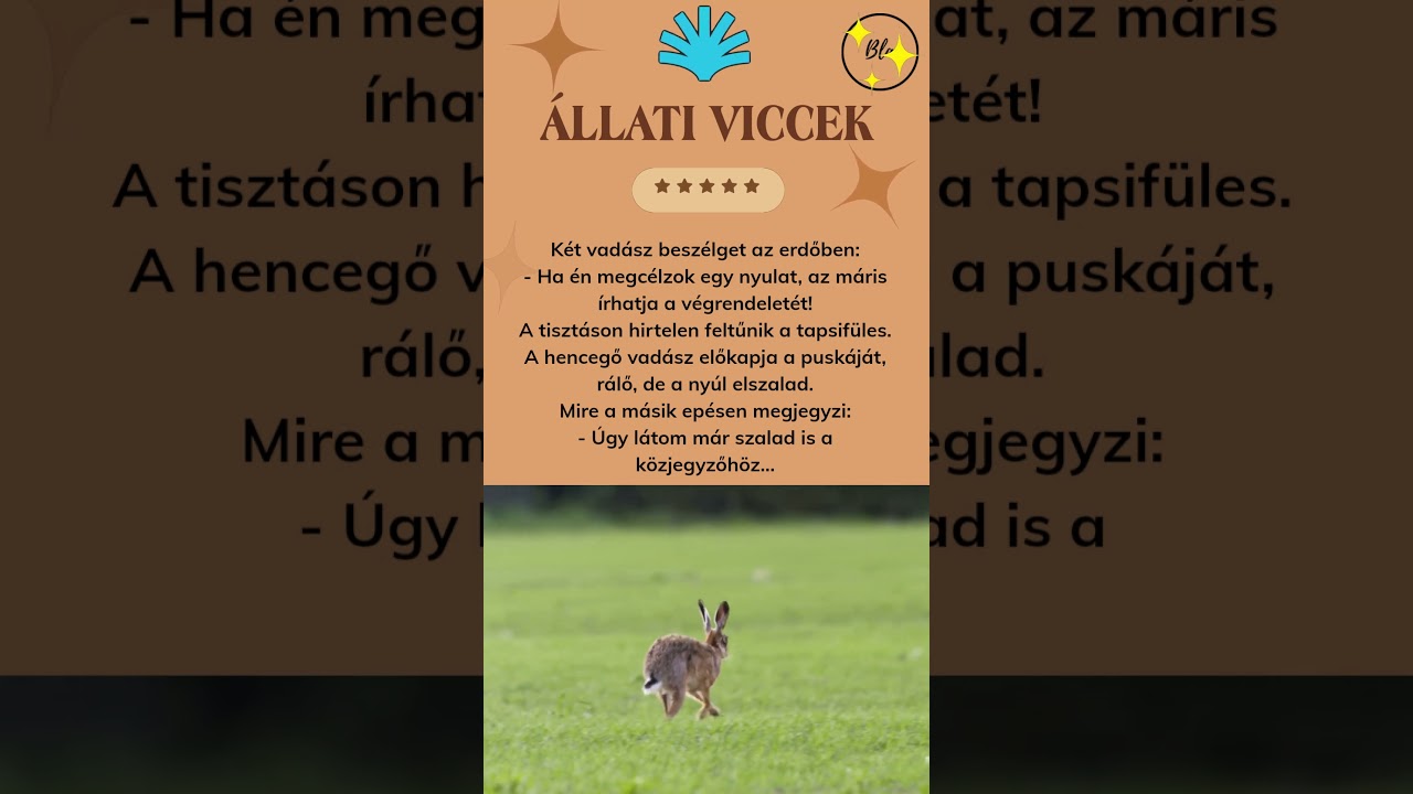 K&eacute;t #vad&aacute;sz besz&eacute;lget az erdőben.  #tiktok #vicces #aranyos #viccesvide&oacute;k #vicc #po&eacute;n #mem #nyuszi