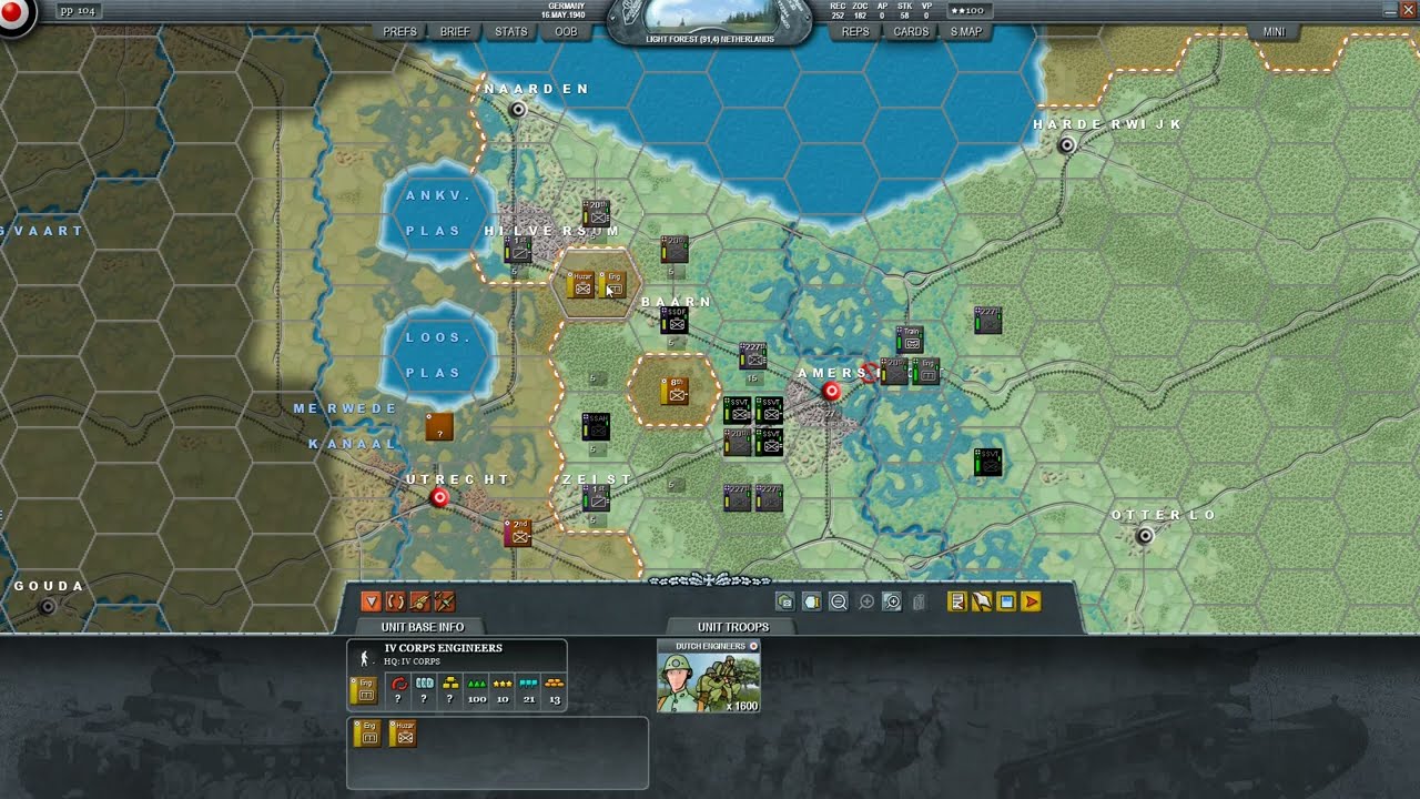 Decisive Campaigns: The Blitzkrieg (19) - Camp. Case Yellow Turn 7 - 荷蘭負隅頑抗 [AI Scripted]