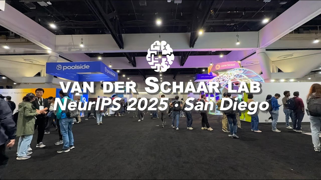 Лаборатория Ван дер Шаара на выставке NeurIPS 2025