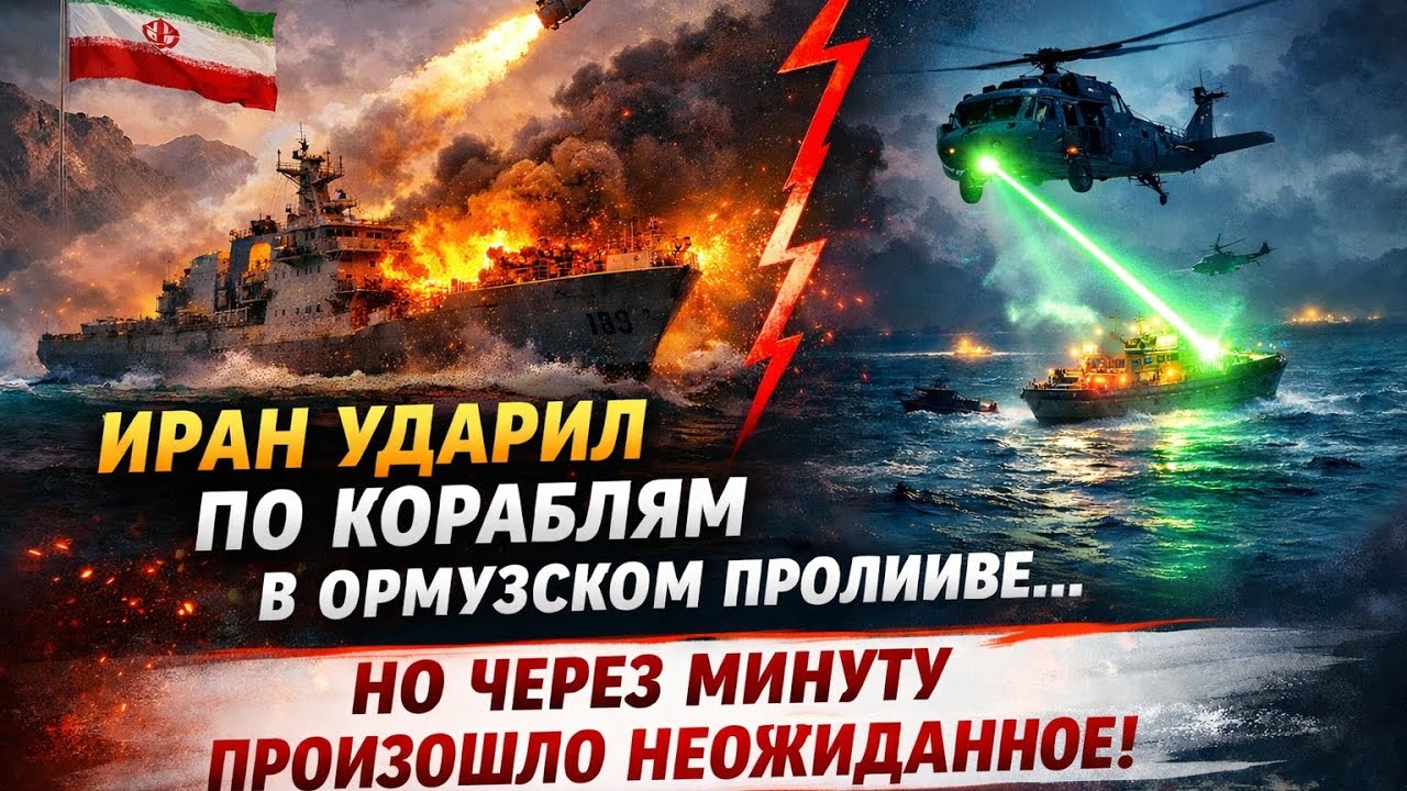 Иран Наносит Удары по кораблям В Ормузском проливе, После чего ЭТО произошло