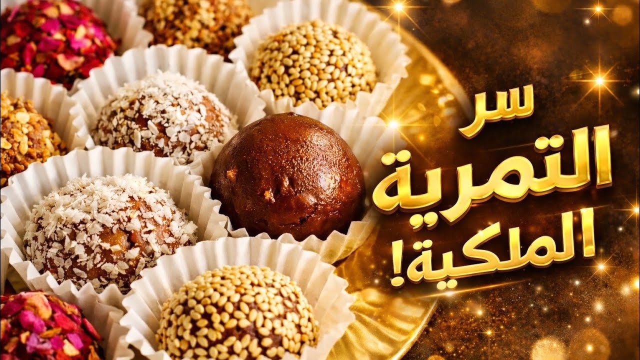  تمرية رمضان والعيد الفخمة 🕌 🌙في 10 دقائق فقط سهلة بدون فرن ومكوناتها من البيت‼️