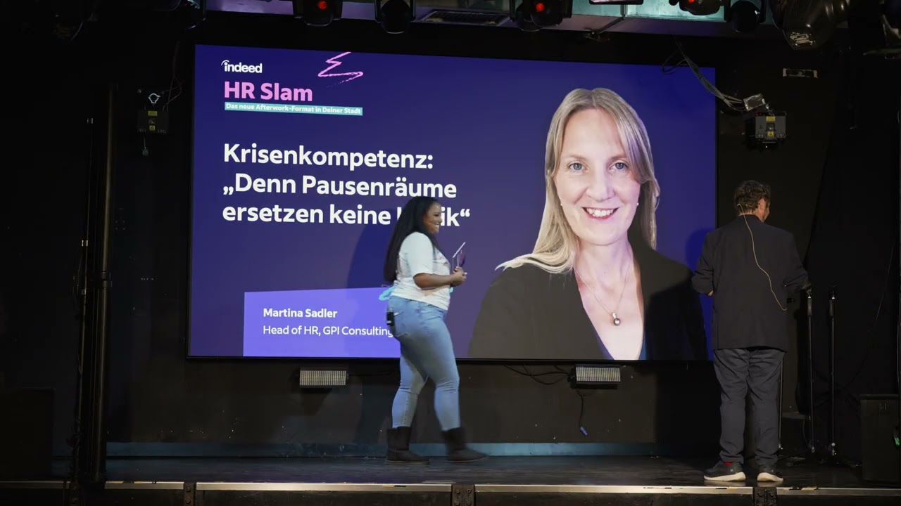 HR Slam Stuttgart - Martina Sadler - Krisenkompetenz: &bdquo;Denn Pausenr&auml;ume ersetzen keine Klinik&ldquo;