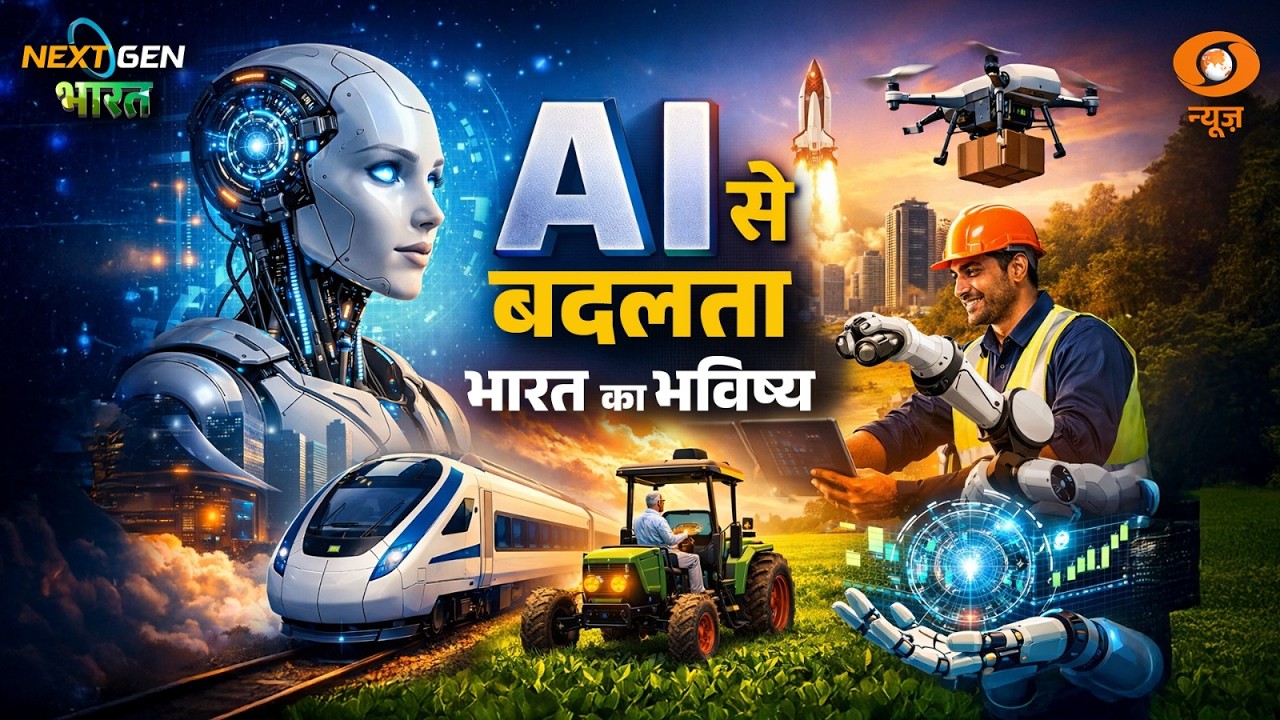 LIVE NextGen Bharat: AI से बदलता भारत का भविष्य | Startup India | Digital India | DD News