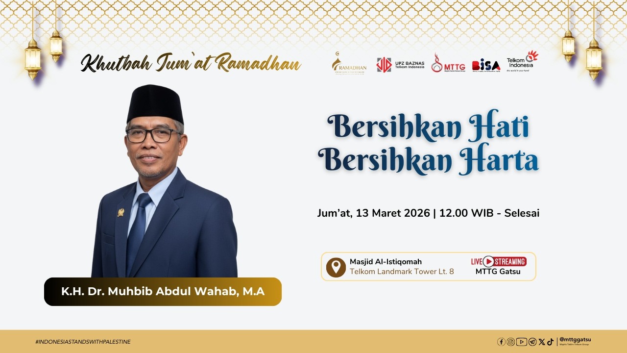 💻 [LIVE NOW]: KHUTBAH JUM'AT RAMADHAN 👤 Bersama: K.H. Dr. MUHBIB ABDUL WAHAB, M.A