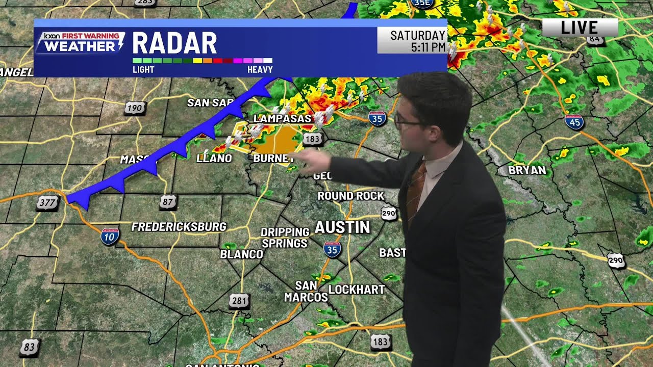 Severe weather cut-in, storms continue across Central Texas | KXAN Weather Forecast (Oct. 25)
