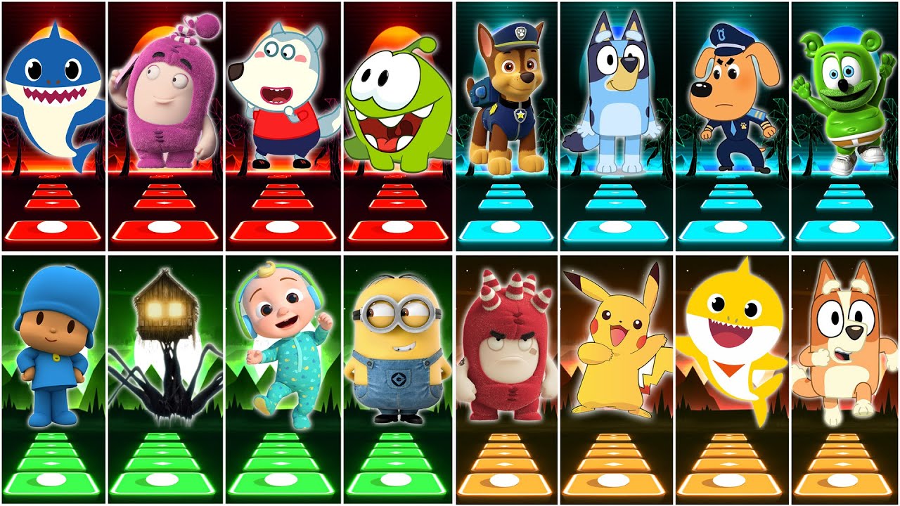 Paw Patrol Friends 🆚 Oddbods Friends 🆚 Baby Shark Friends 🆚 Cocomelon Friends 🎶 All Video Megamix