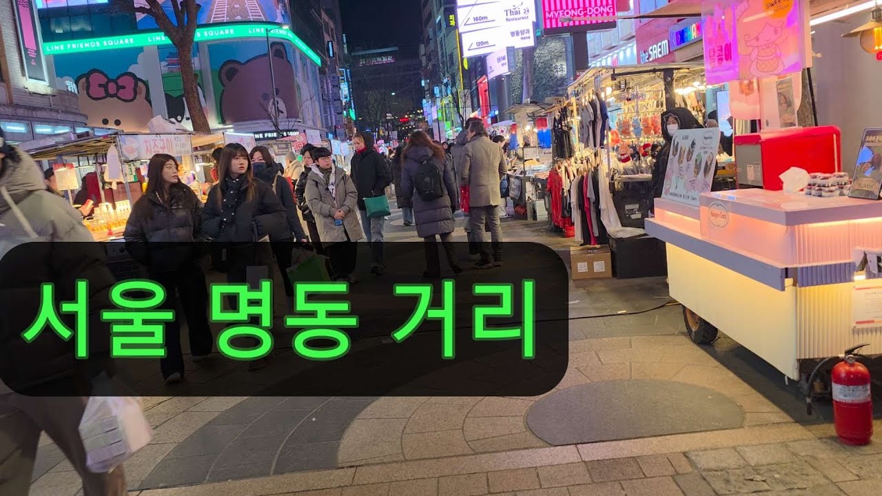 ​[Vlog] 지인들과 함께한 명동(明洞) 거리 나들이 | 서울의 활기를 담다